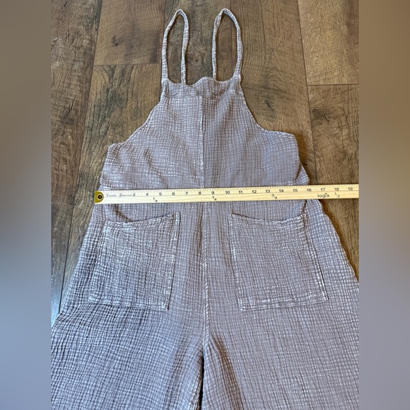 Talulah Ash Mocha Mineral Washed Cotton
Jumpsuit Sz M - Picture 8 of 10